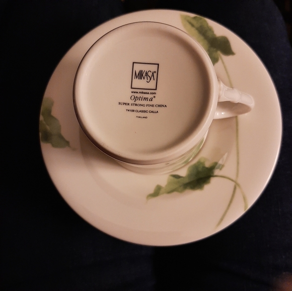 Cup and Saucer Set Mikasa New - Picture 6 of 8